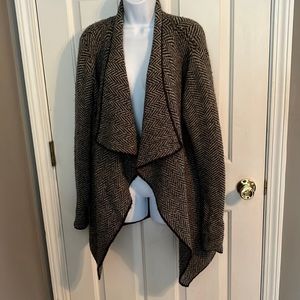 ZARA Knit Cardigan Sweater Sz Large